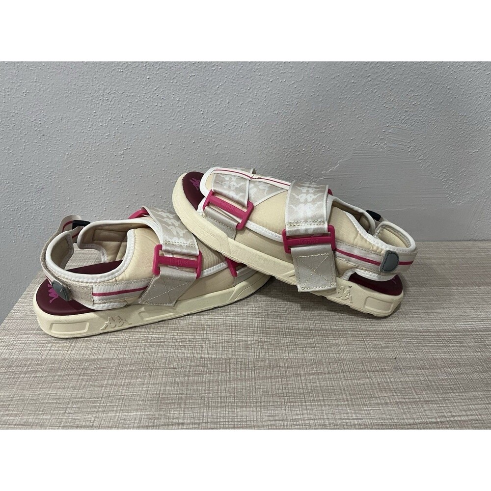 Kappa 222 Banda Mitel 2 Sandals Off White Fuchsia 304VF50-A2N Womens 8